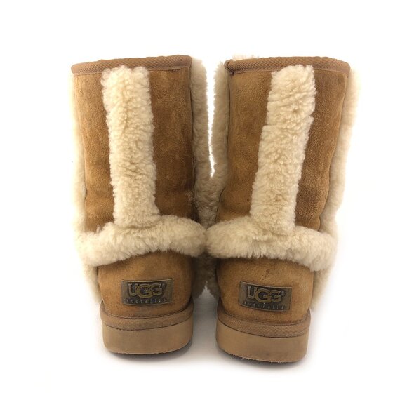 UGG Carter Chestnut Sheepskin Winter Boots 6 - Picture 6 of 13